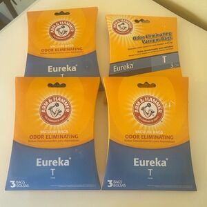 Arm & Hammer Eureka Vacuum Bags Odor Eliminating‎ Eureka 3 Bag per Pack 4 Pack
